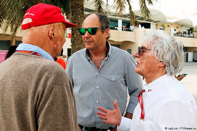 Ники Лауда, Герхард Бергер и Берни Экклстоун