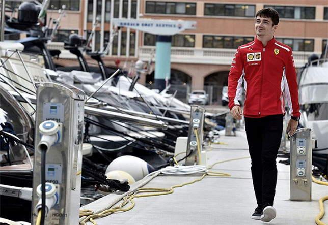 Шарль Леклер в Монако