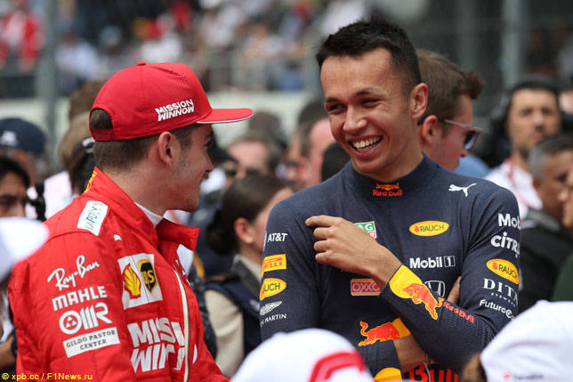 Шарль Леклер и Алекс Элбон