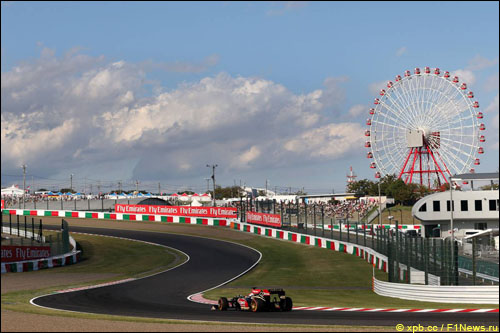 Роман Грожан в Сузуке, 2013 год