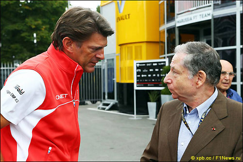 Грэм Лоудон и президент FIA Жан Тодт
