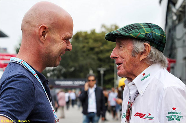 Ян Магнуссен и Джеки Стюарт