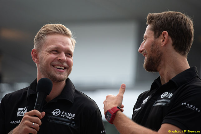 Кевин Магнуссен и Роман Грожан