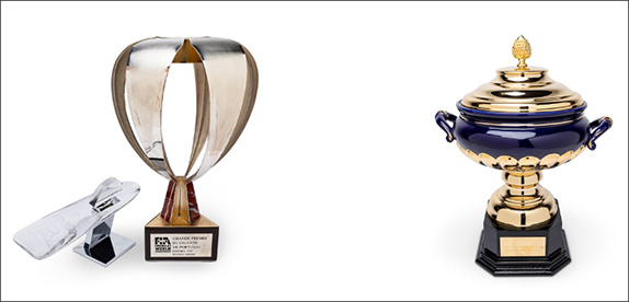 Кубки за победы в Гран При Португалии и Франции, завоёванные Мэнселлом в 1992 году, фото пресс-службы RM Sotheby's