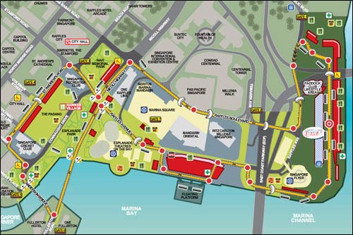 Трасса в Сингапуре