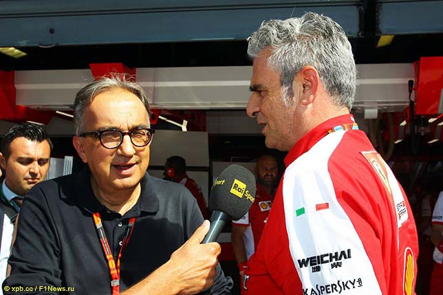 Серджио Маркионне и Маурицио Арривабене в Монце