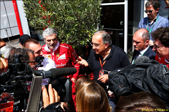 Серджио Маркионне и Маурицио Арривабене