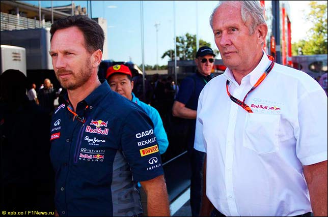 Кристиан Хорнер и Хельмут Марко