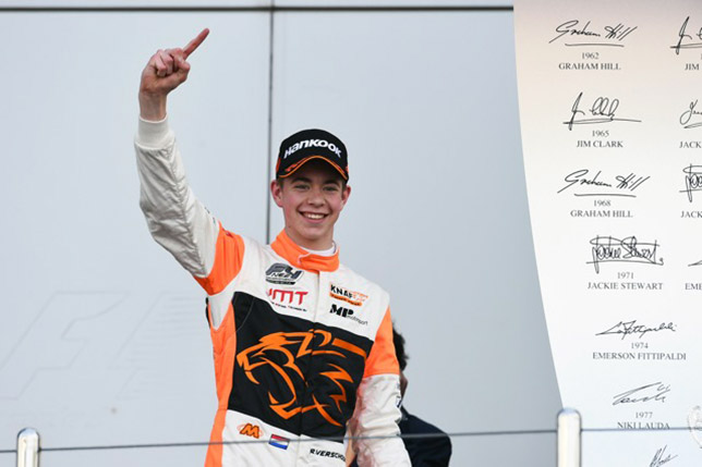 Ричард Ферсхор на подиуме в Сочи