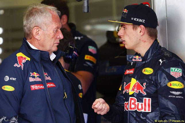 Хельмут Марко и Макс Ферстаппен