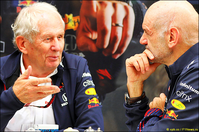 Хельмут Марко и Эдриан Ньюи