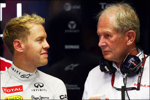 Себастьян Феттель и Хельмут Марко