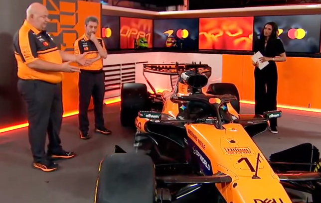 Роб Маршалл (слева) и Андреа Стелла на презентации MCL40, фото пресс-службы McLaren