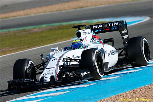 Фелипе Масса в финальный день тестов в Хересе