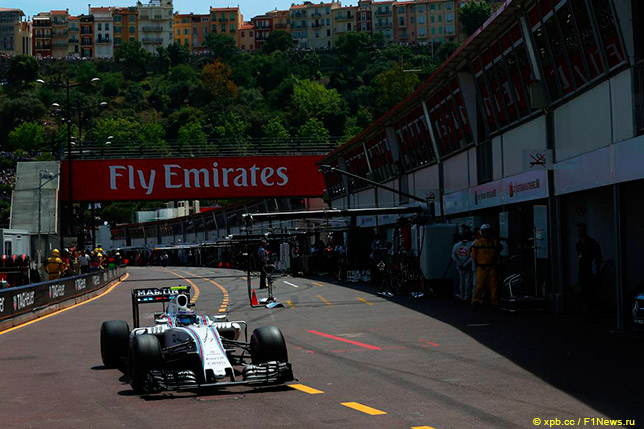 Валттери Боттас в Монако