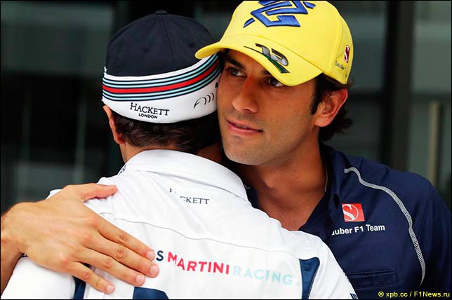 Фелипе Масса и Фелипе Наср