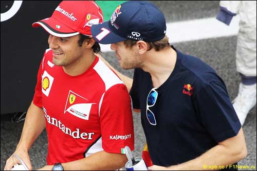 Фелипе Масса и Себастьян Феттель