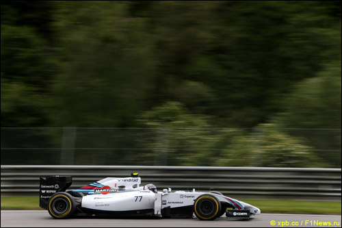 Валттери Боттас на трассе Red Bull Ring