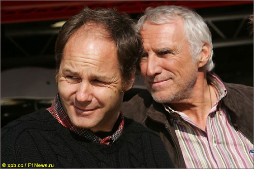 Совладельцы Toro Rosso Герхард Бергер и Дитрих Матешиц (справа)