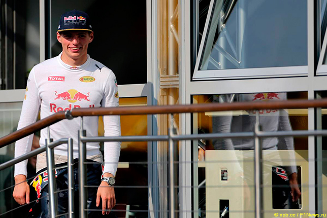 Макс Ферстаппен в Монце