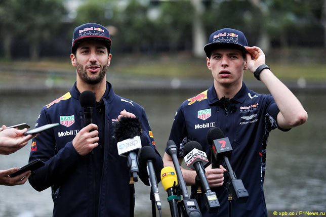 Даниэль Риккардо и Макс Ферстаппен