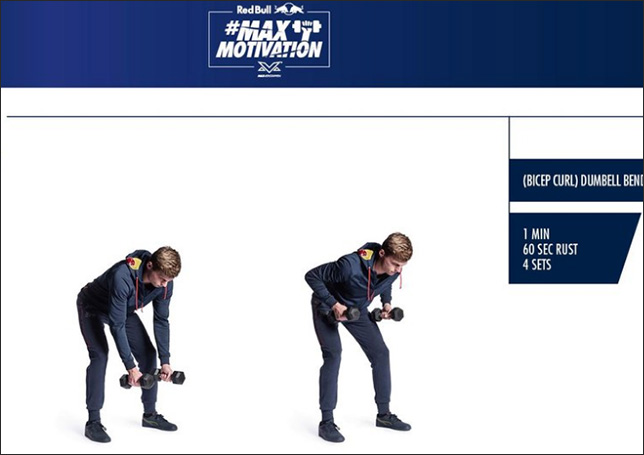 Скриншот одной из страниц сайта redbull.com/nl-nl/max-motivation