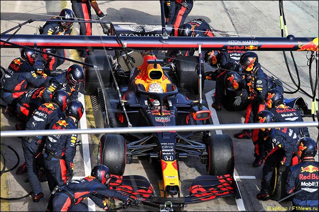 Пит-стоп Макса Ферстаппена