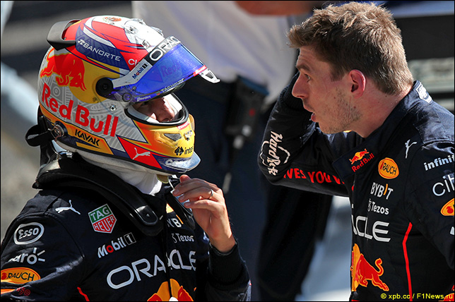 Серхио Перес и Макс Ферстаппен