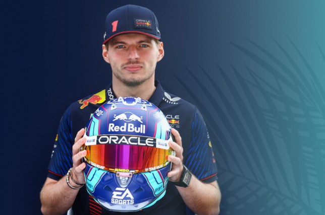 Новый шлем Макса Ферстаппена, фото Maxverstappen.com