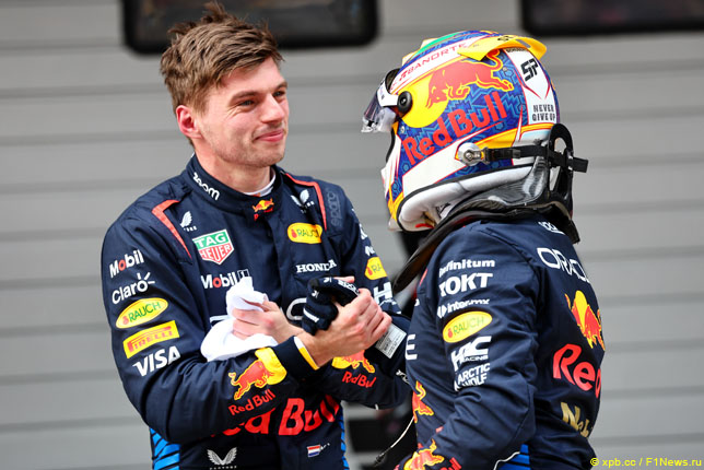 Макс Ферстаппен и Серхио Перес