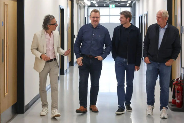 Лоран Мекис, Бен Ходжкинсон, Макс Ферстаппен и Хельмут Марко