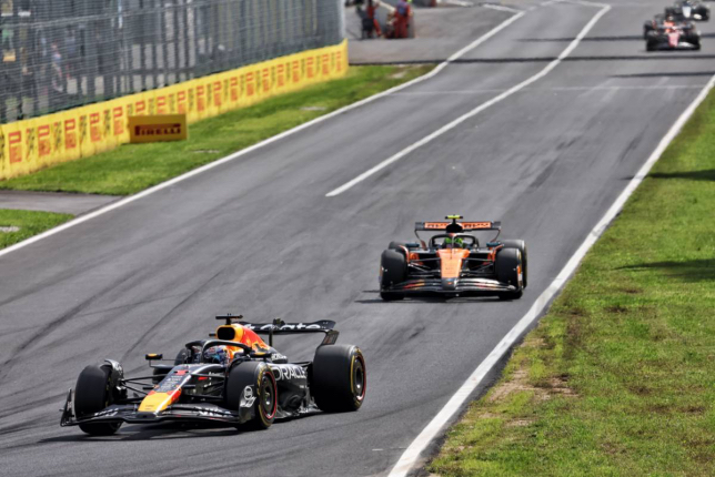 Макс Ферстаппен лидирует на Гран При Италии, фото XPB