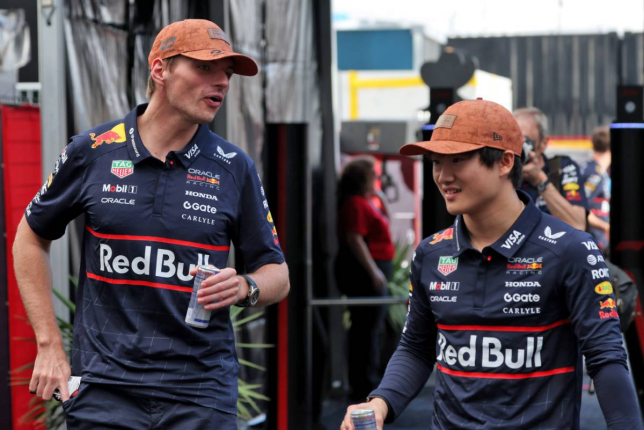 Макс Ферстаппен и Юки Цунода, фото XPB