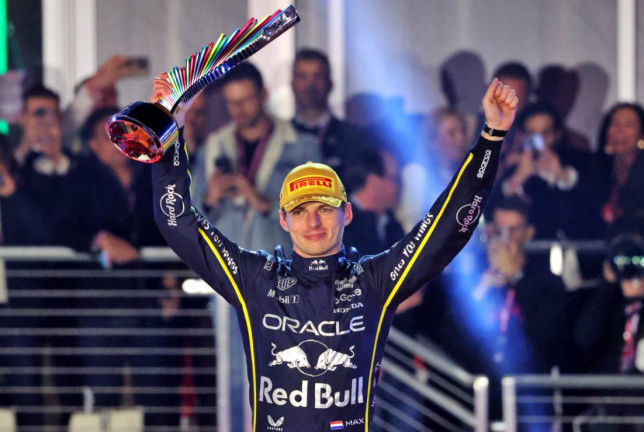 Макс Ферстппен, победитель Гран При Лас-Вегаса, фото XPB