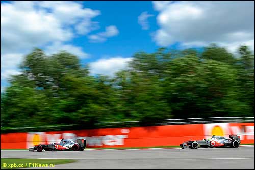 Дженсон Баттон и Серхио Перес