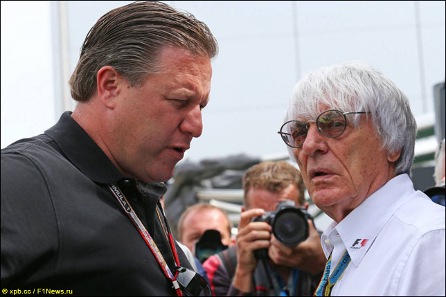 Зек Браун и Берни Экклстоун