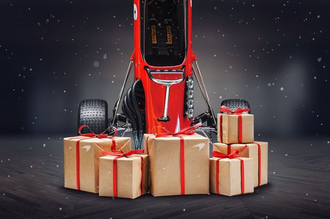 Рождественская открытка от McLaren