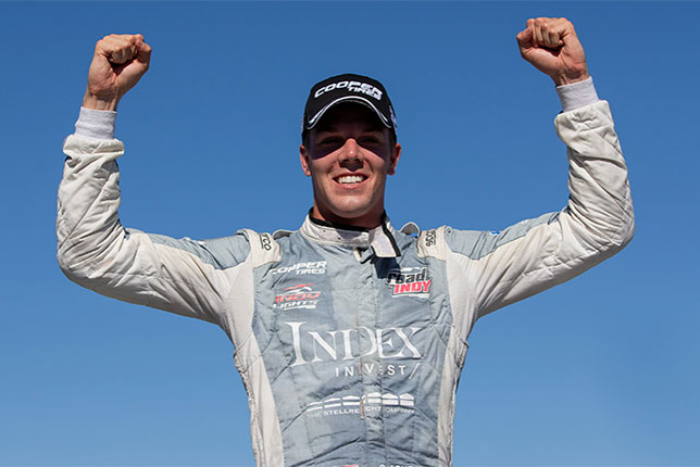 Оливер Эскью, фото IndyCar