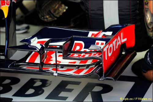 Переднее антикрыло Red Bull Racing