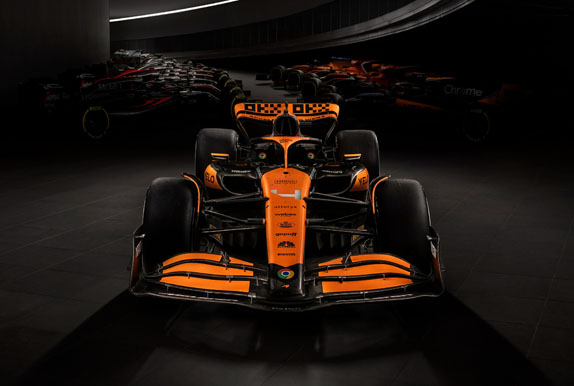 Раскраска McLaren для сезона 2024 года