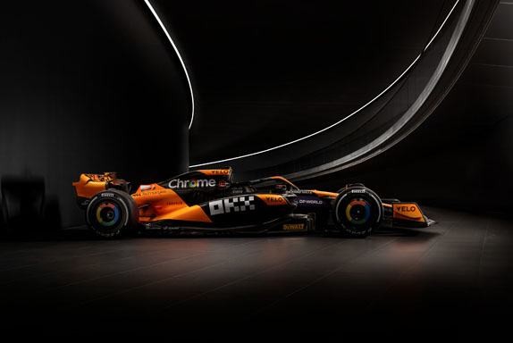 Раскраска McLaren для сезона 2024 года