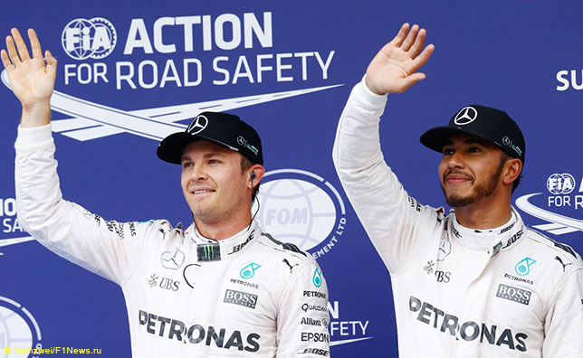 Нико Росберг и Льюис Хэмилтон
