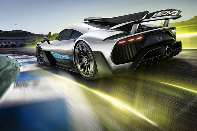 Mercedes-AMG Project One, компьютерная графика пресс-службы Mercedes