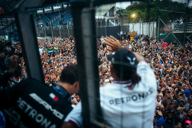 Джордж Расселл и Льюис Хэмилтон