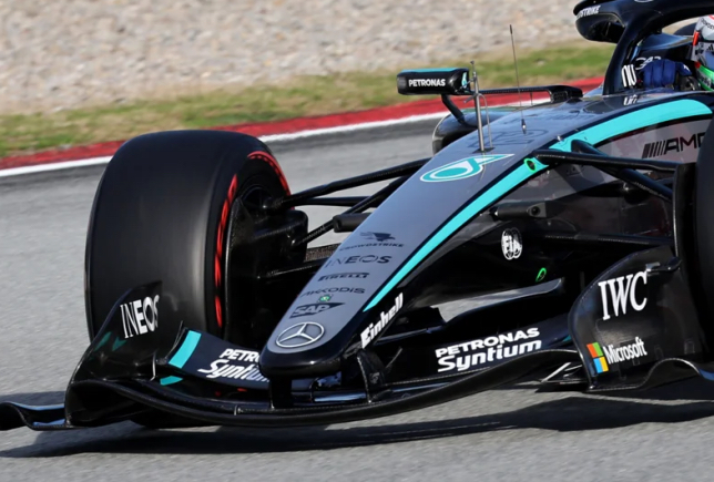 Носовая часть W17, фото Mercedes