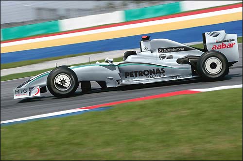 Проект раскраски машин Mercedes GP