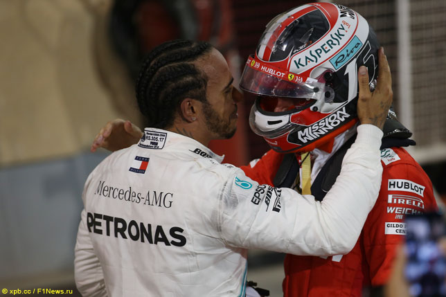 Льюис Хэмилтон и Шарль Леклер