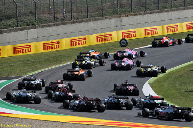 Старт в Муджелло