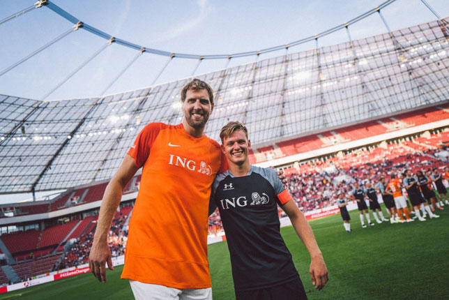 Дирк Новицки и Мик Шумахер, фото: Champions for Charity