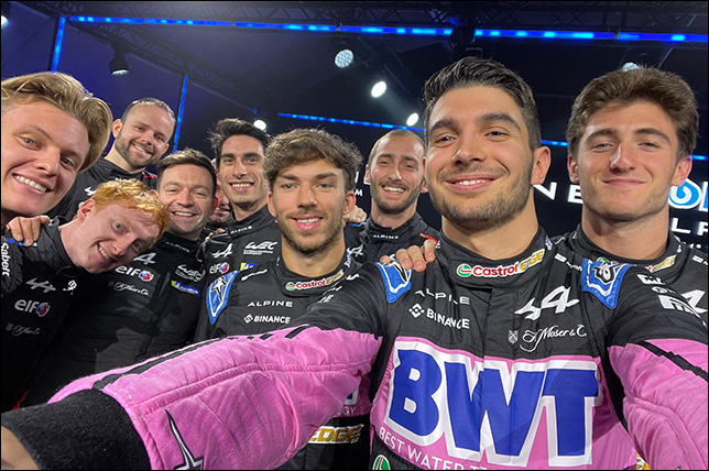 Эстебан Окон, Пьер Гасли и два экипажа команды Alpine в серии WEC